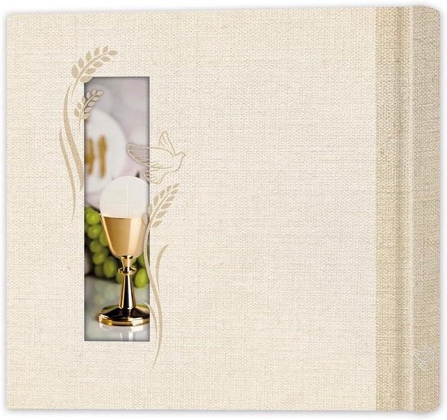 Fotoalbum voor communie - Herinneringen bewaren - Gedenkwaardige momenten - Beschermend zijdepapier - 24 x 24 cm - Wit
