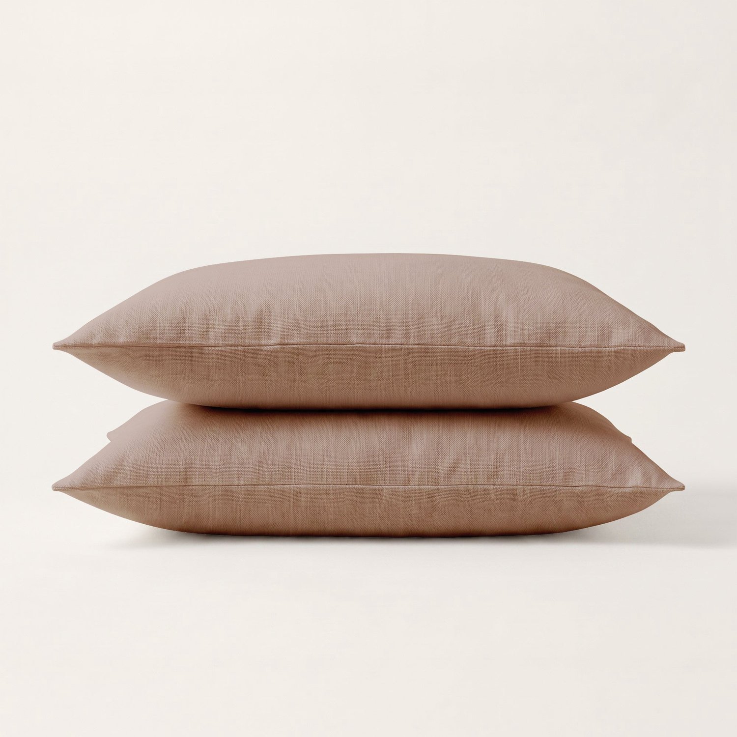 HappyBed Kussenslopen Taupe 60x70 cm - Kussensloop set 2 stuks - 100% - Ultieme slaapcomfort