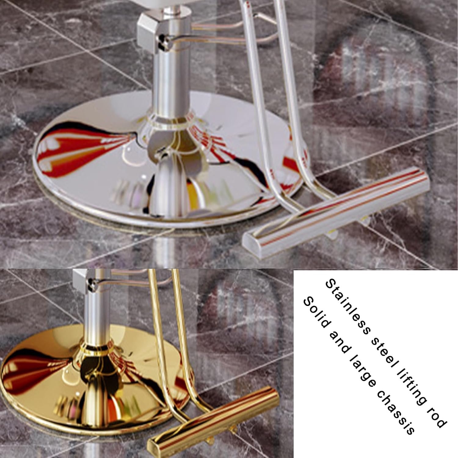 Professionele Kappersstoel Milano – 360° Draaibaar, Hydraulisch In Hoogte Verstelbaar, Ergonomische Rugleuning, PU Kunstleer, 150 kg, Wit