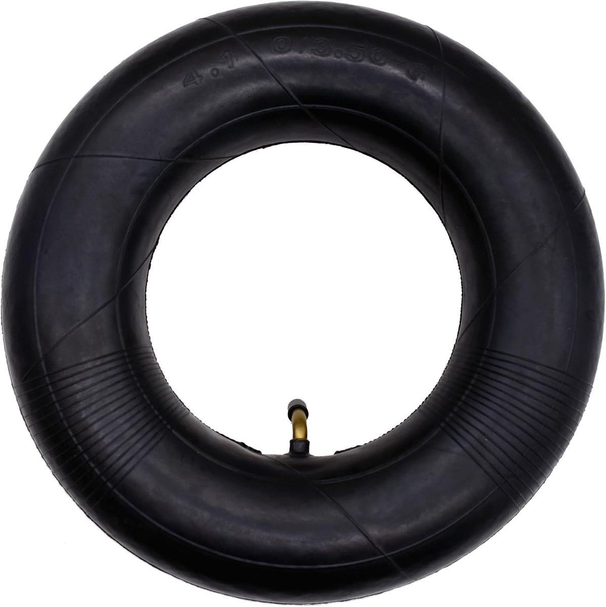 4.10/3.50-6, 13x4.00-6 vervangende binnenband (1 pak) met TR87 gebogen klepsteel. Compatibel met kruiwagens, maaiers, handkarren en meer