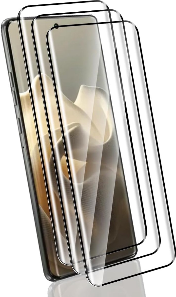 Screenprotector voor Moto Edge 60 Pro gehard glas, 3 stuks hardheid 9H, glas, hoge resolutie, voor Moto Edge 60 Pro schermbeschermer