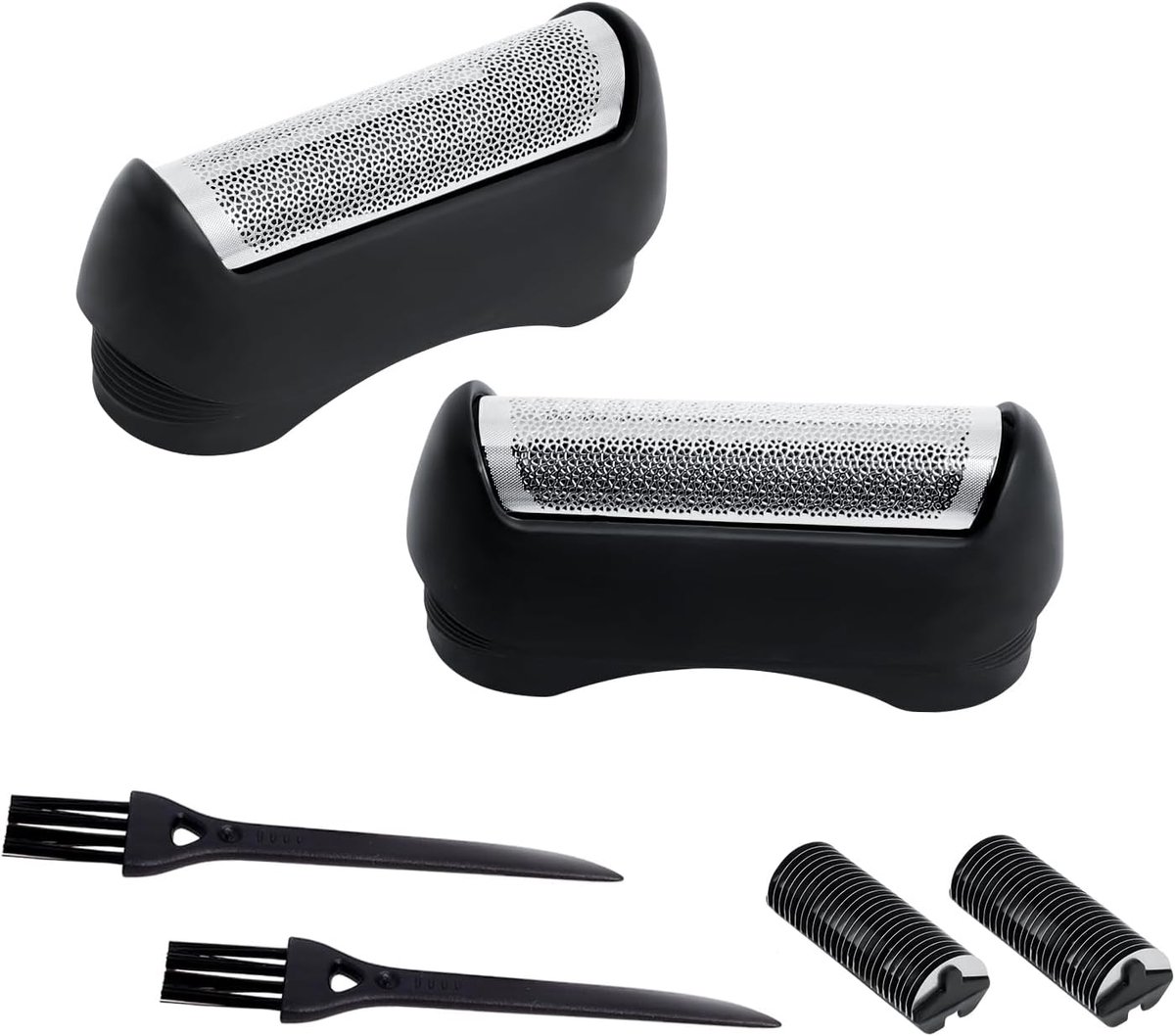 2 stuks 11B vervangende scheerkop compatibel met Bra-One elektrisch scheerapparaat voor heren serie 1 120 130 140 150 815 835 5682 5683 5684 5685 Poweka