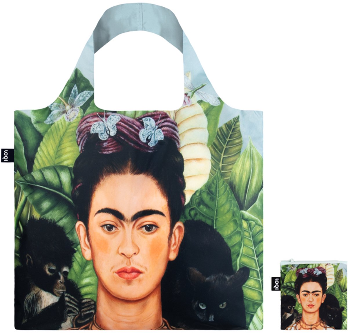 LOQI Bag Large - Self Portrait with Hummingbird CiCLO