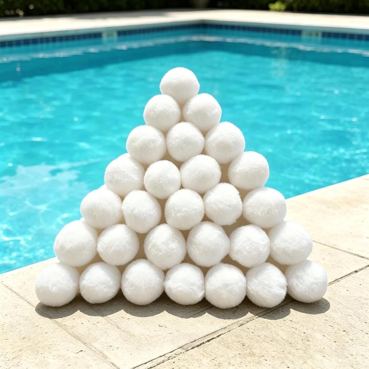 Verwisselbare Filterballen voor Zandfilter Systemen - 1000 g, Vervanging voor 35 kg Zand, Ideaal voor Zwembaden en Aquaria, Efficiënte Filtratie en Onderhoud