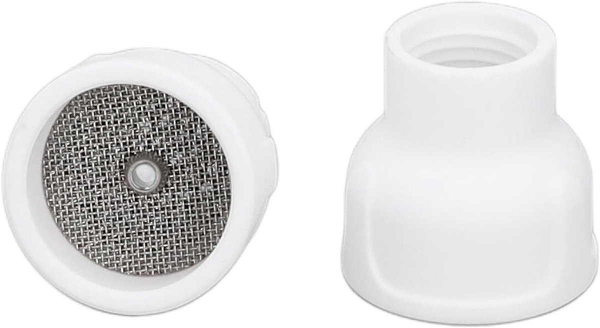TIG lascup 14# 2.4mm - keramisch - ingebouwd filter - uniforme gasstroom - ShopVlot