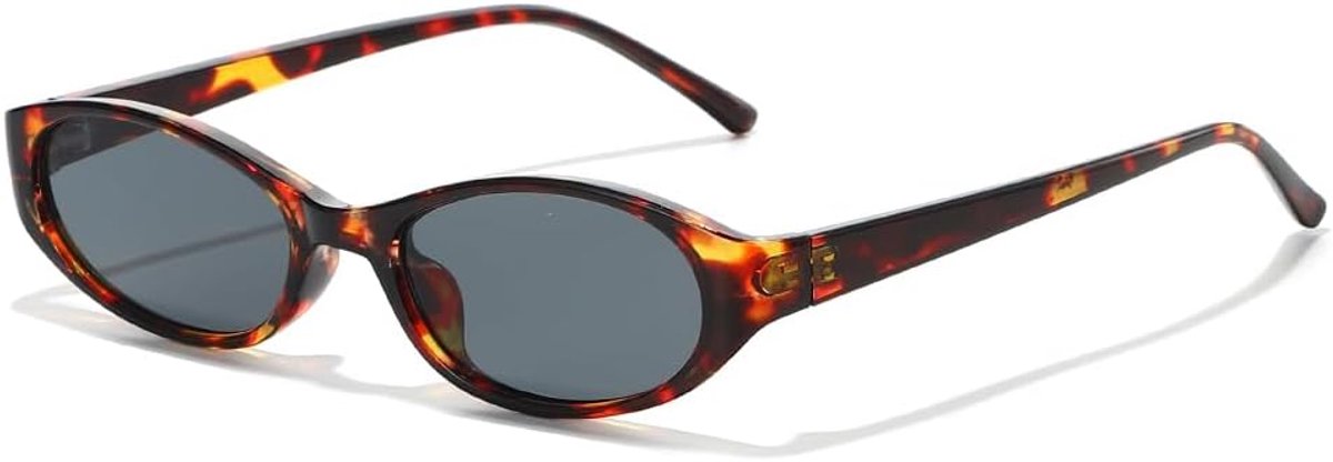 Zonnebril smal ovaal - retro stijl - vintage jaren 90 - UV400 bescherming - ShopVlot