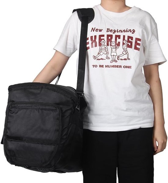 Tas voor draagbare speaker - Beschermende opbergtas - Buiten naar muziek luisteren - Extra accessoirevak - 60 x 40 x 30 cm — afbeelding 2