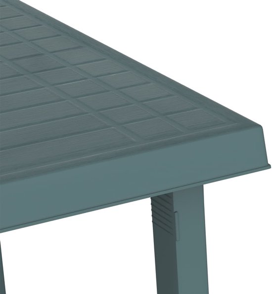 Campingtafel hout-look 79x56x64 cm PP groen van Vidaxl — afbeelding 4