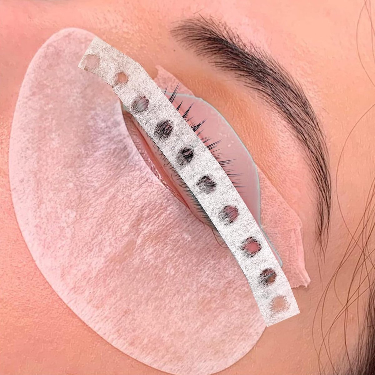1000St Wimperlift Papierstrips, Ademend Wimperkrulpapier Wimperliftlint Schoonheidsinstrument om Wimper Uitstulping te Voorkomen voor Salon Thuisgebruik (Ultradun Microporig)