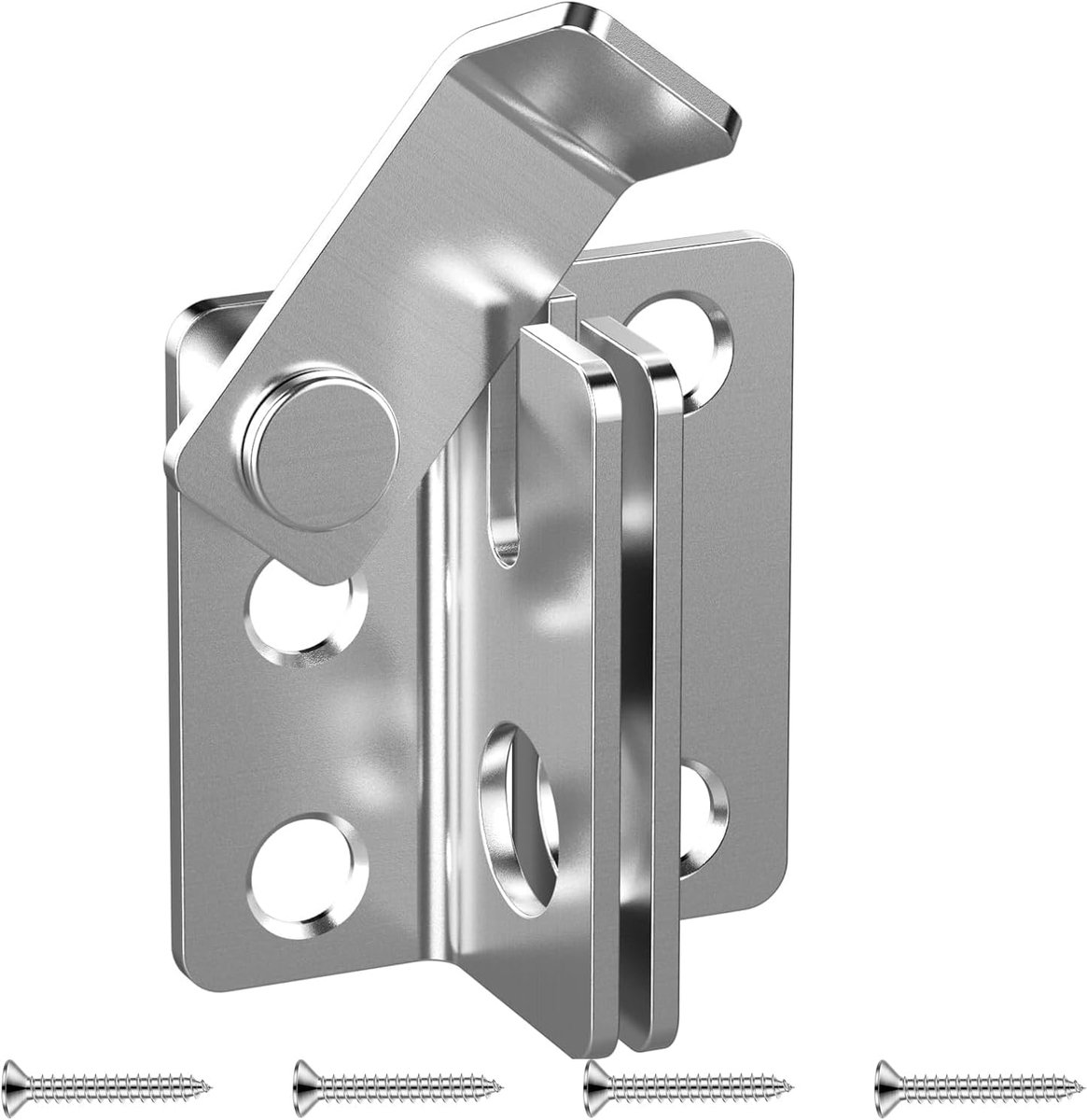 Hasp slot 62mm - zwart metaal - zware kwaliteit - veilige bevestiging - ShopVlot