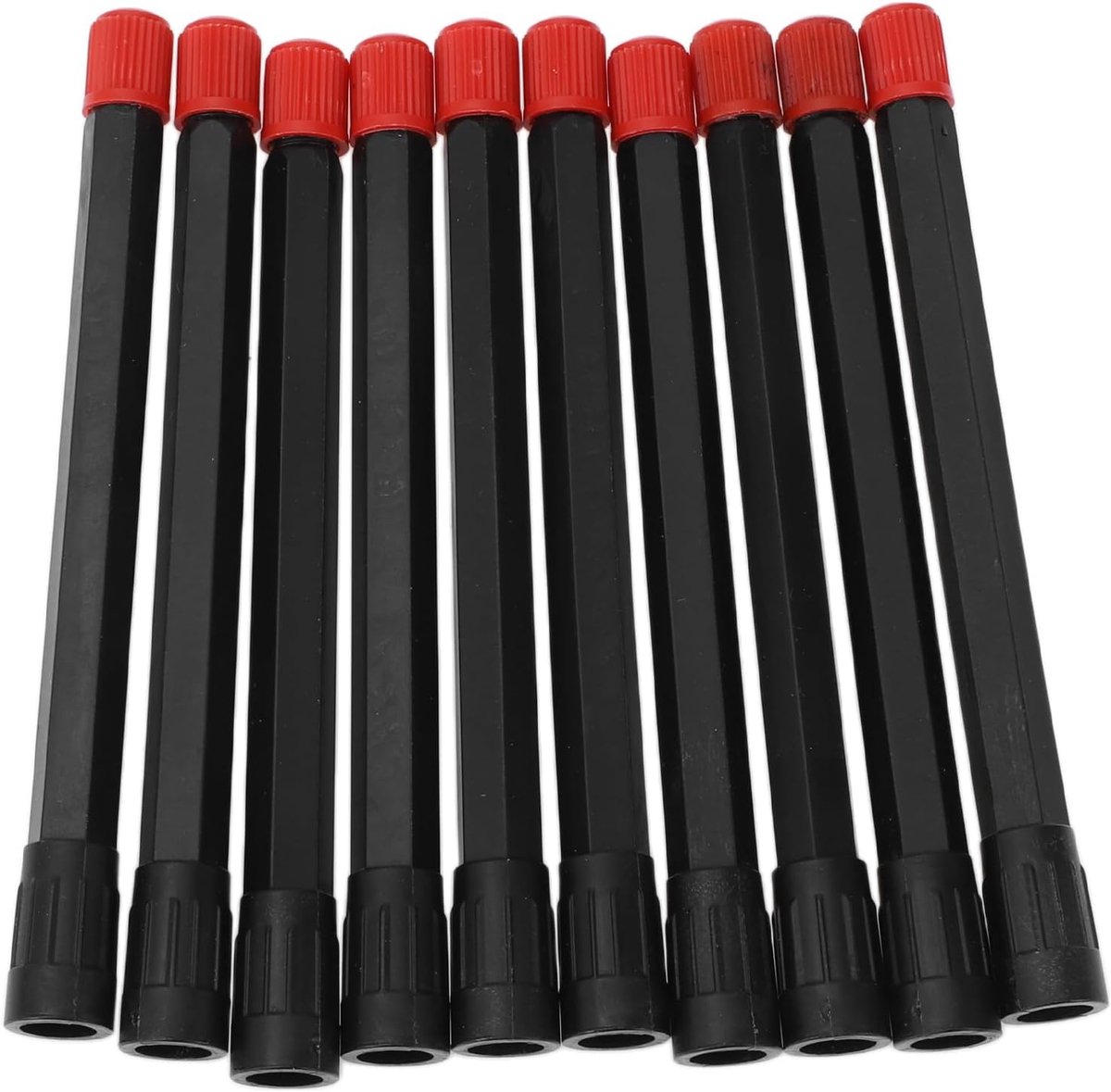 Bandenventielverlenging, 10 stuks, 115 mm, universeel, kunststof, 180 graden, bandenventielschachtverlenging voor - ShopVlot