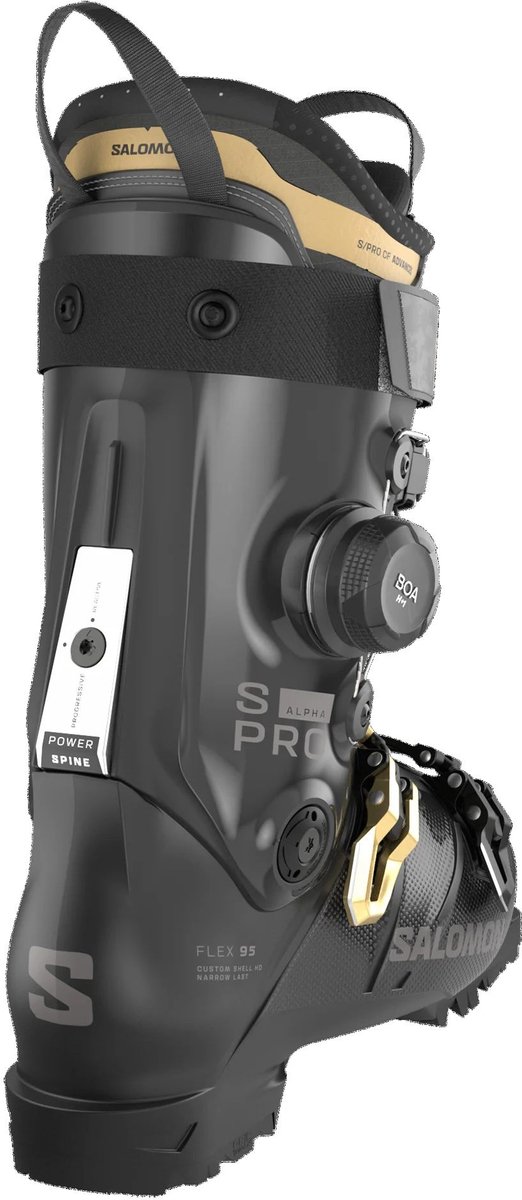 SALOMON s/pro alpha c boa 95 w Skischoenen dames Zwart