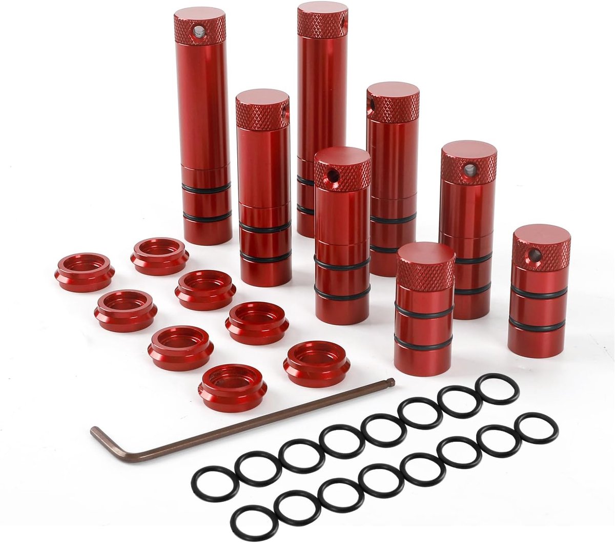 20mm Workbench Dogs, 8 Pack Non Slip Aluminum Alloy Workbench Dogs Table Workbench Auxiliary Tools DIY Positioning - ShopVlot