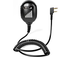 HYS Handheld Microphone Speaker Remote Control Shoulder Speaker Compatible with BaoFeng UV-5R UV-5RE BF-888S Retevis - ShopVlot