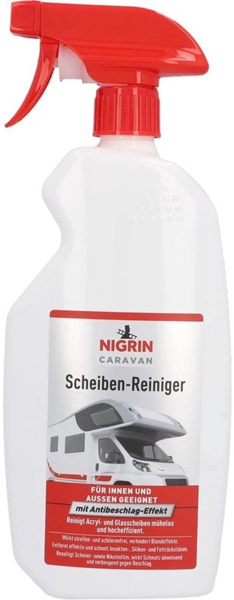 Acryl- en ruitenreiniger voor caravan en auto, 0,75 liter - Streeploos