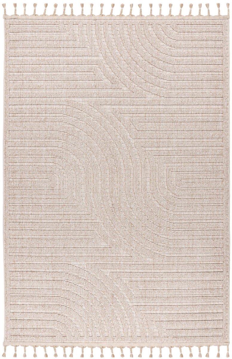 Dutch XXL Modern Vloerkleed | Tapijt | Luxor | Bogen | Beige | 160x230 cm
