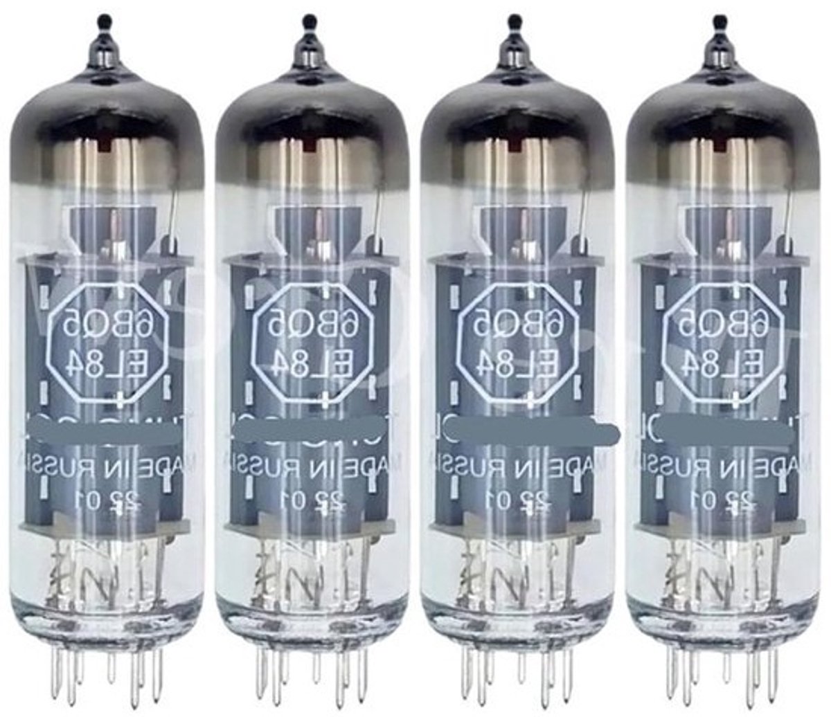Audio buis - Versterkeronderdeel - Hifi-geluid - Precisie passend - 4 stuks - Niet gespecificeerd
