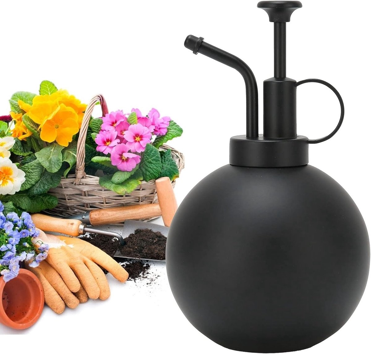 500ML Plant Mist Sprayer - RVS Sprayfles met Pomp voor Water geven aan Kamerplanten en Bloemen