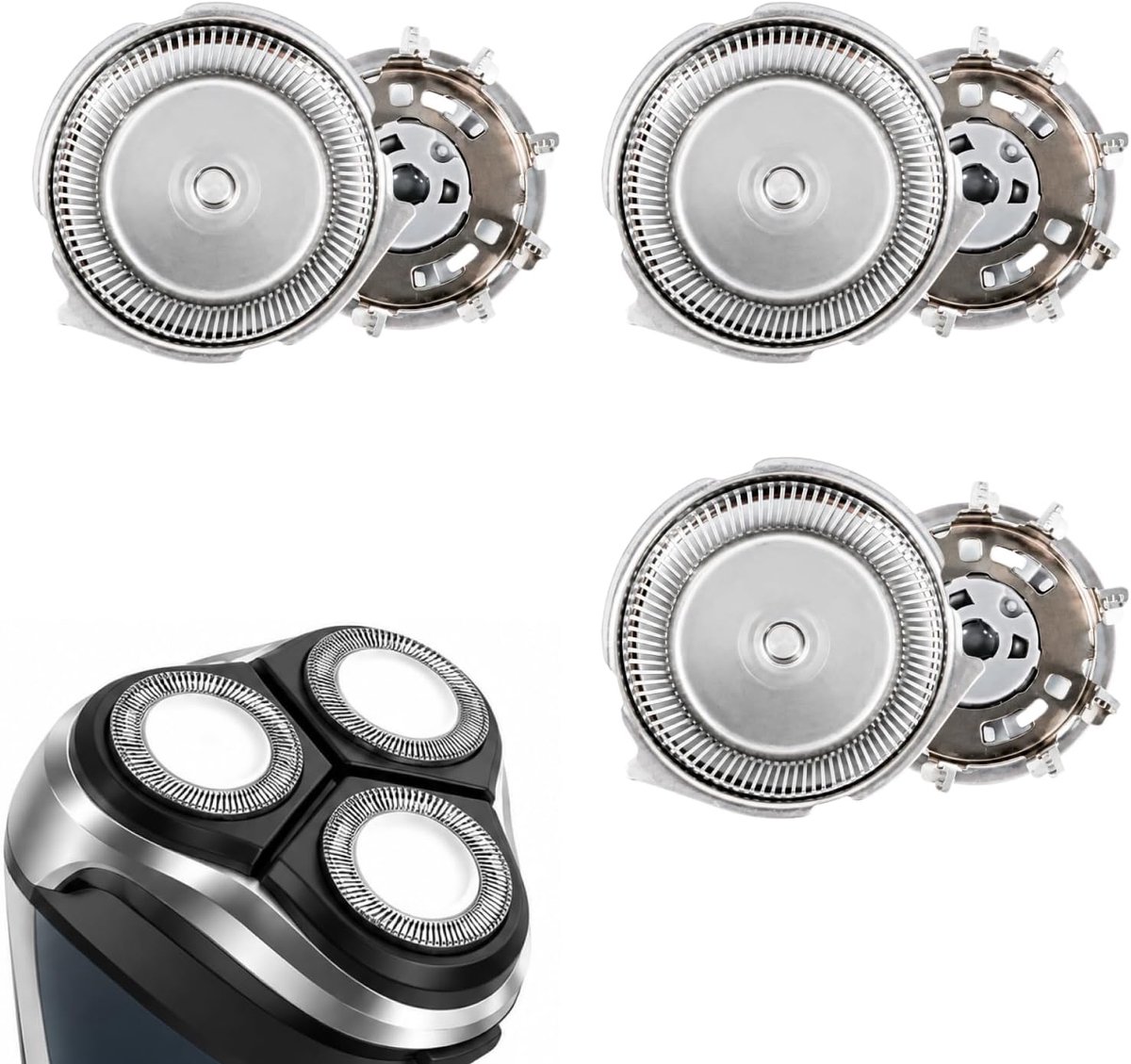 3 stuks vervangende scheermesjes voor Philips serie S5000/S500