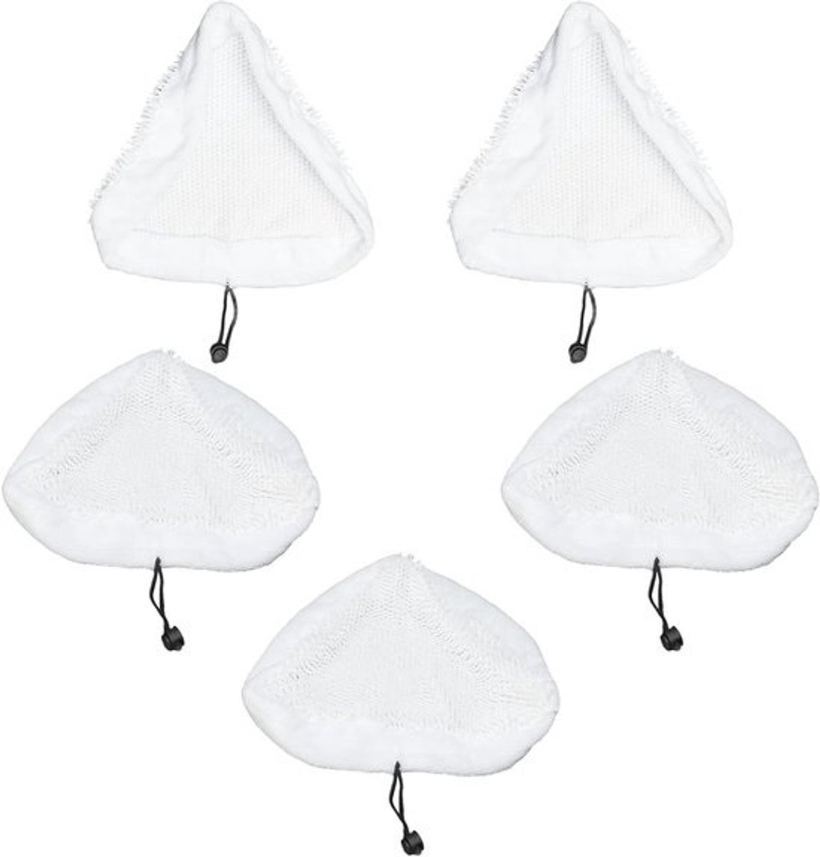 Set van 5 herbruikbare microvezelstoommoppads - Voor grondreiniging en vervanging van stoomreinigers