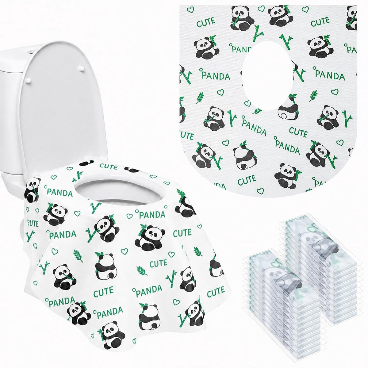 20 stuks wegwerp-wc-stoelhoezen, toiletkussen, XL