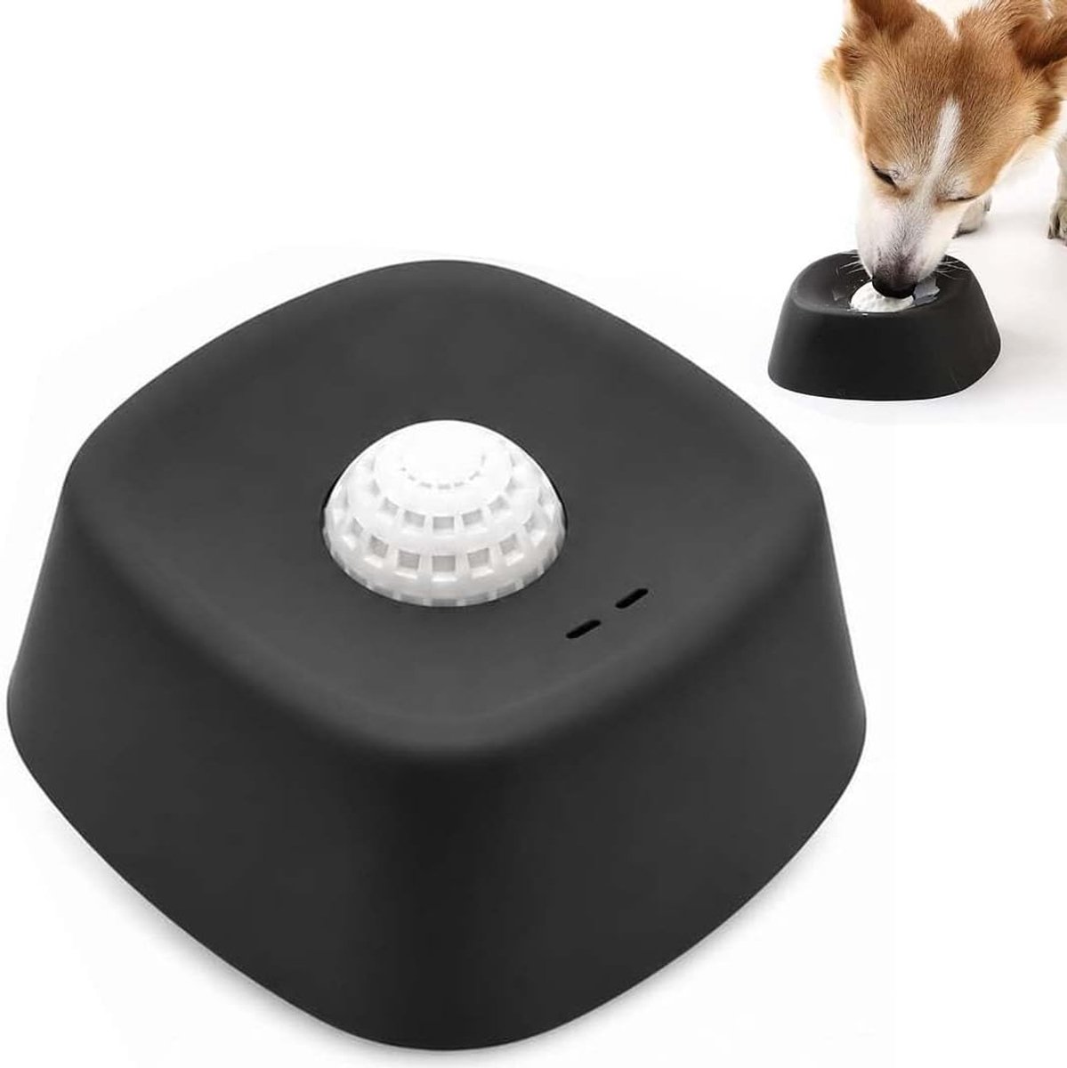 Kom met Likbal voor Hond,Stevig en Duurzaam,Uitneembaar,Zwart
