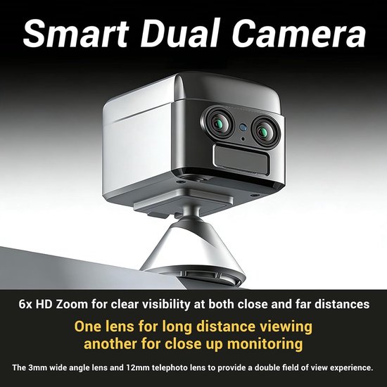 Draadloze Paarden Trailer Camera 4K - WiFi App Besturing - Magnetische Houder - Twee-Weg Audio voor Real-Time Bewaking - ShopVlot — afbeelding 5