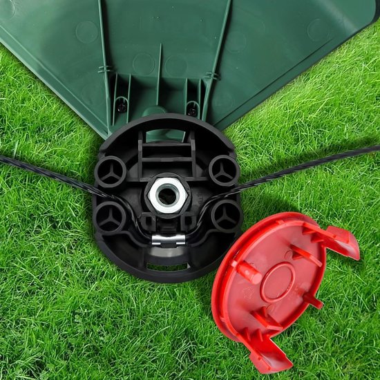Vervangingssnijdraad voor grastrimmer, 37 cm x 3.5 mm, geschikt voor AFS 23-37, inclusief spoel en snijkop (12 stuks) — afbeelding 3