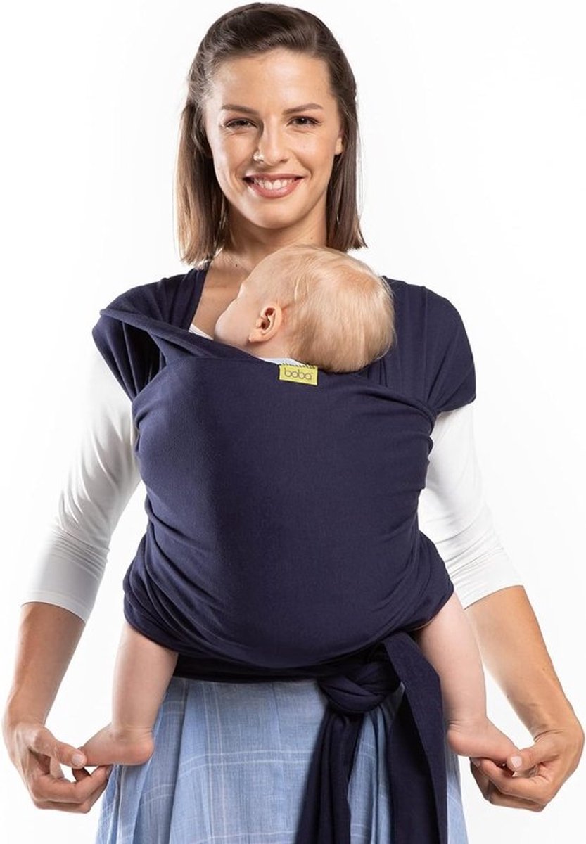 Draagzak - De originele babysling - voor baby's en pasgeborenen - Voor baby's en kinderen - tot 15 kg - Navy Blue