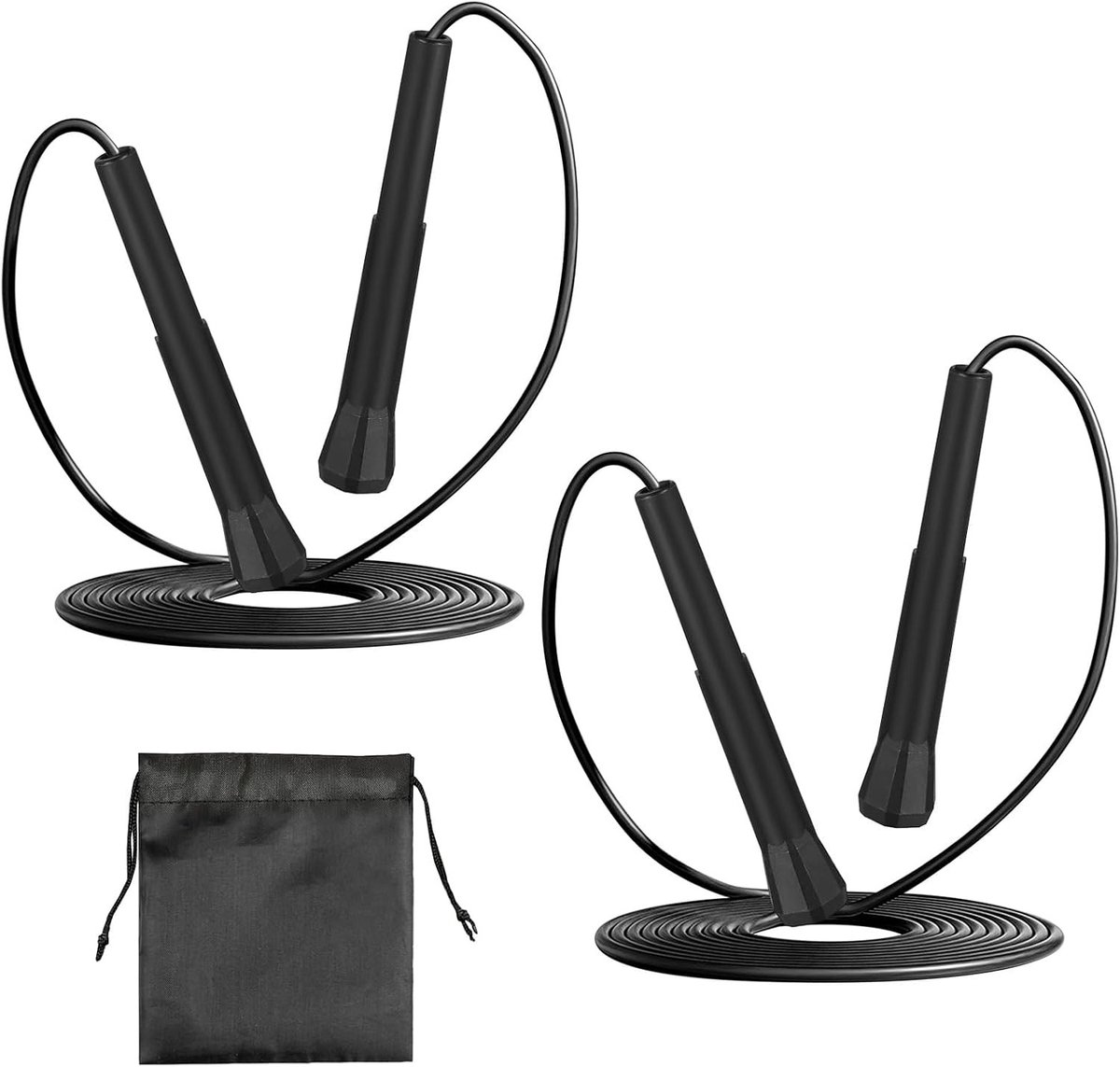 Verstelbare Springtouw voor Volwassenen, Perfect voor Fitness, Training en Cardio Oefeningen