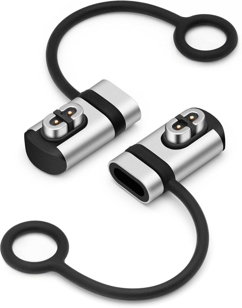 Oplaadadapter USB C voor draadloze hoofdtelefoons, magnetische oplaadpoort voor Aeropex, OpenRun/Pro/Mini en OpenComm - 2 stuks