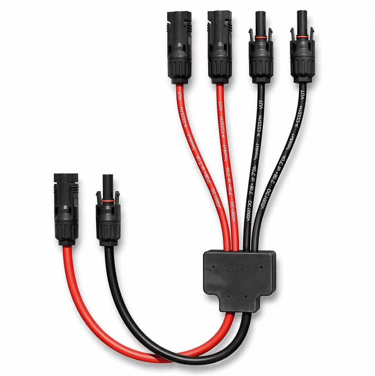 Type 4 mm²-6 mm², zonne-aansluiting, 30 A DC1500 V, zonnepaneelaansluiting, waterdicht, IP68, zonnekabel, 4 mm²-6 mm² - ShopVlot