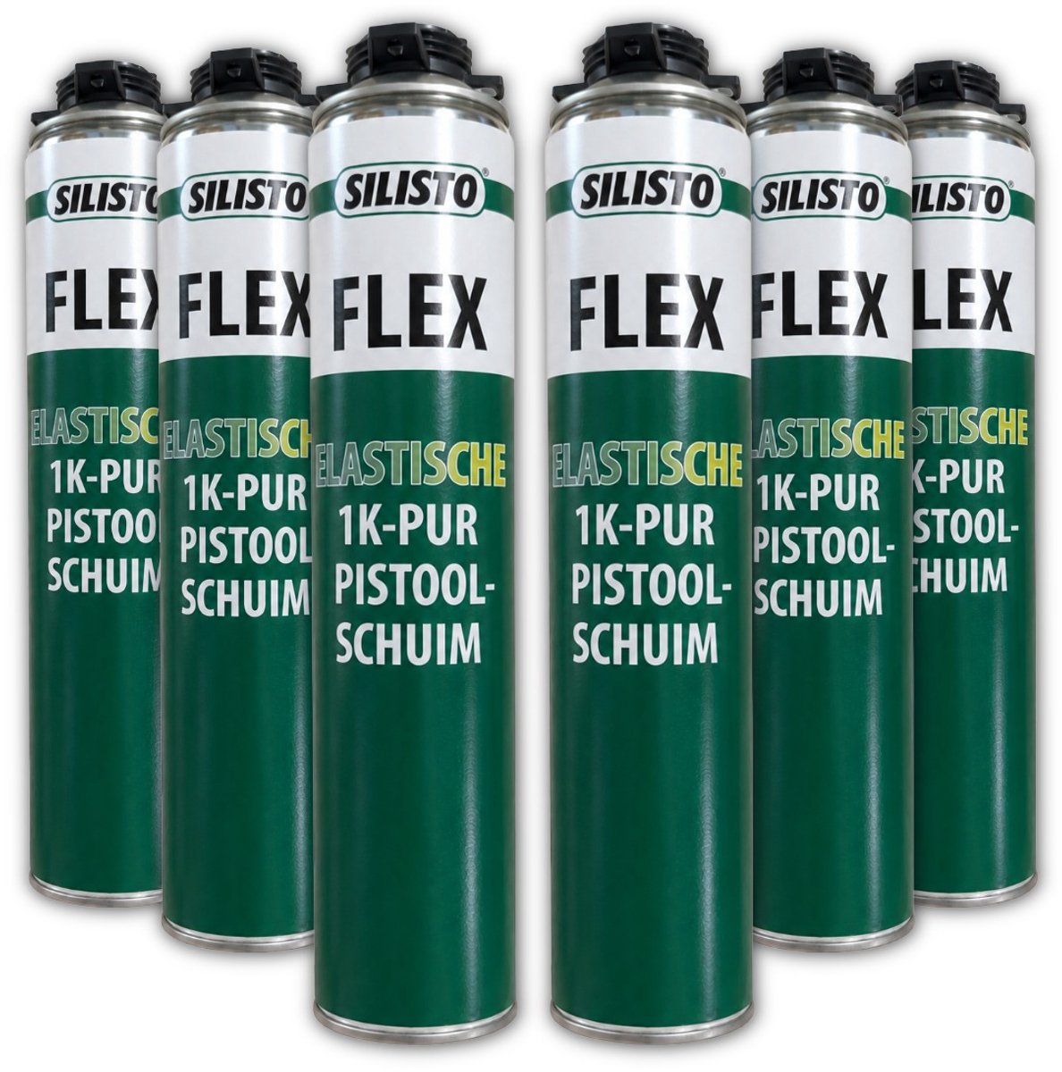 Silisto Purschuim Flex B2 - Flexibel & Blijvend Elastisch - Voordeelverpakking - 750 ml - 6 stuks