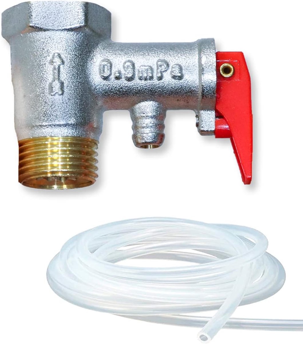 GOLDMAN SERVICE Safety Valve for Electric Thermos, Pressure Relief Wrench (0.9 mPa) 1/2 Inch Male - ShopVlot