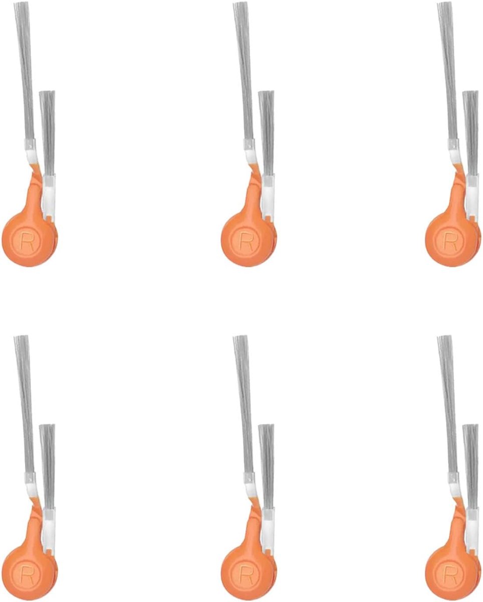 6 Stuks Zijborstels, Accessoires Voor Narwal Flow 2 Stofzuiger