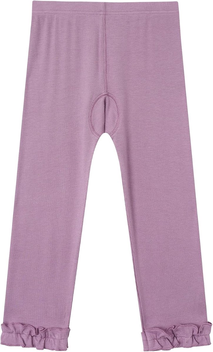 Leggings voor baby's en peuters, stretch, comfortabel, relaxte pasvorm met ruches zoom, geschikt voor alle seizoenen