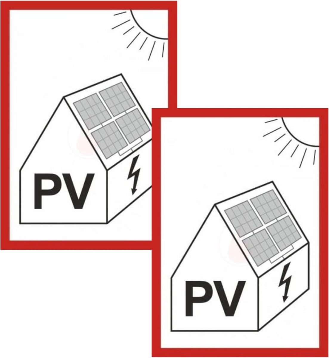 PVC montageplaat voor veiligheidsborden