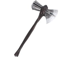 Damdos Halloween accessoires hamer wapen cosplay hamer maat 1:1 van PU-schuim Stormbreaker Thor's Odinson Stormbreaker bijl Love and Thunders Hammer Collector Cool Verjaardagscadeaus