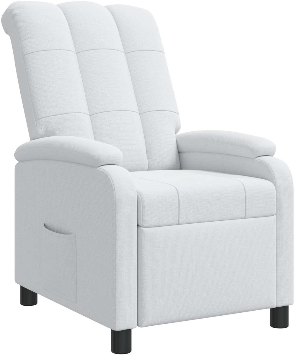 vidaXL Recliner - Wit - Stof
