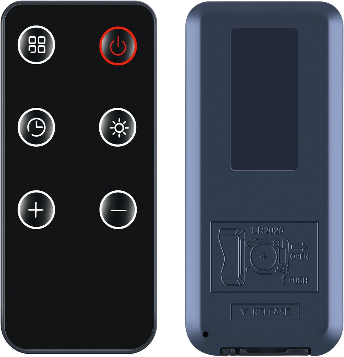 Replacement remote control compatible with QEXREED fan heater 1500W PTC Electric DH-QN31 - ShopVlot