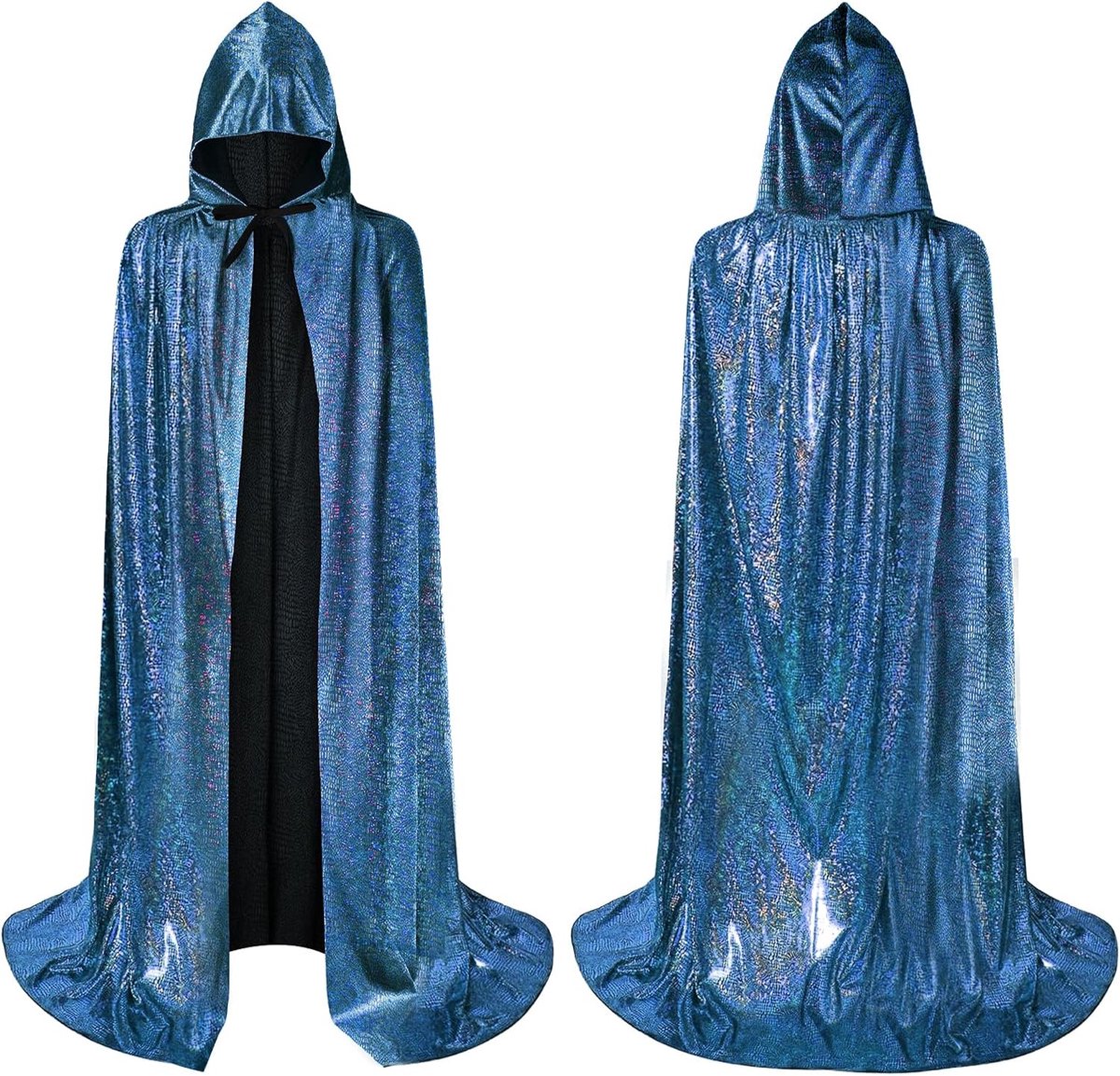 Cape met capuchon, lange cape voor volwassenen, Halloween-kostuum, maskerade, kerstkostuum, cosplay kostuum