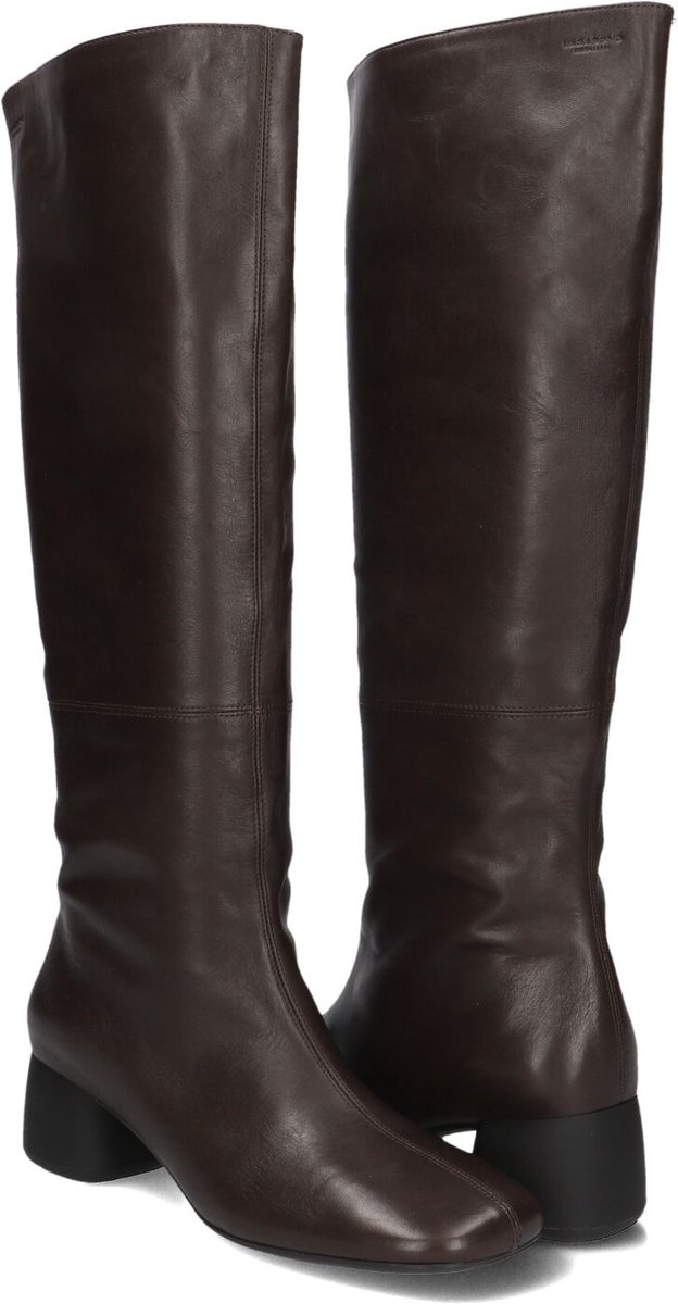 Vagabond Shoemakers Livia Laarzen - Leer - Dames - Bruin - Maat 38
