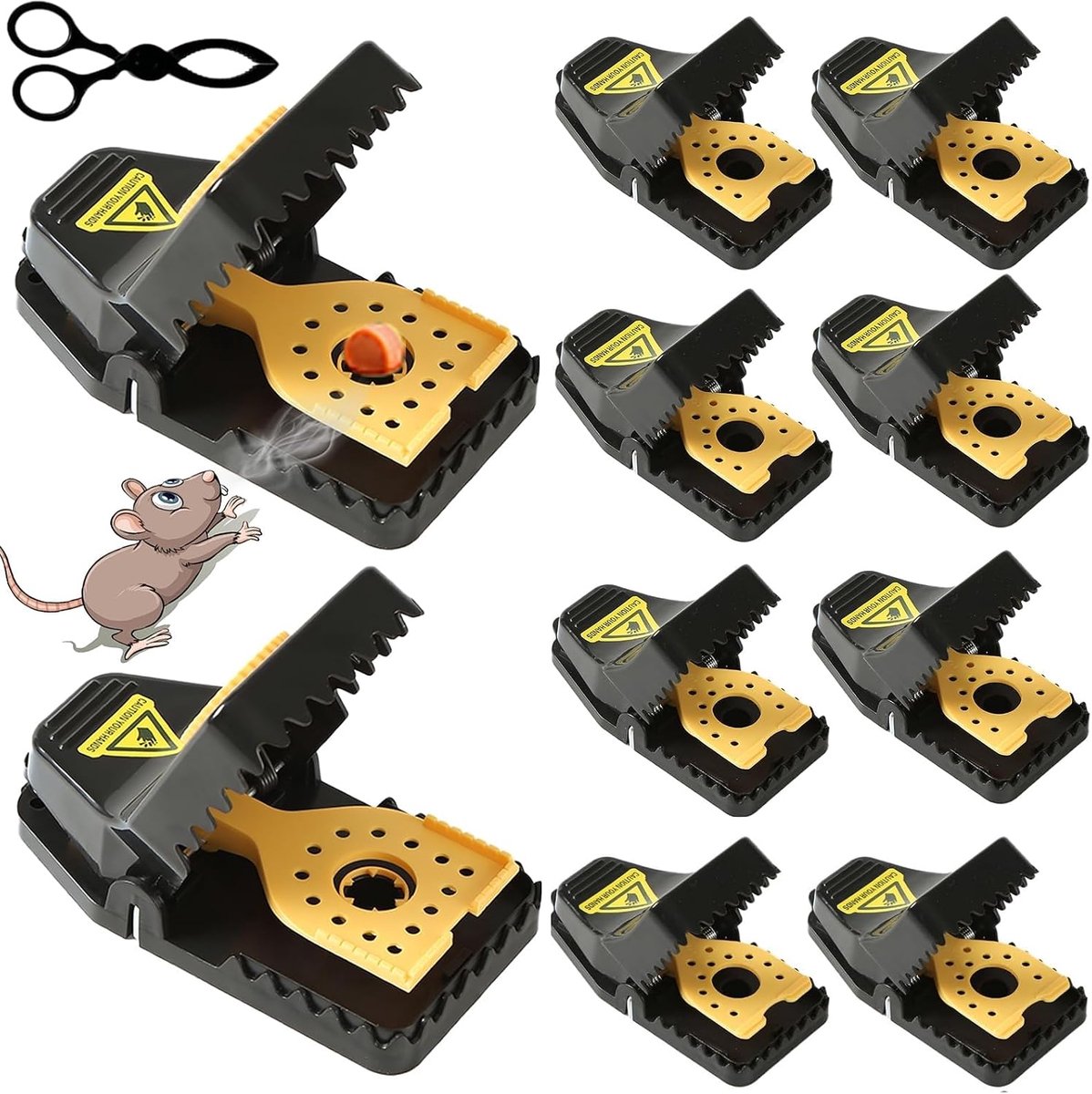 Professionele slag, 11 stuks, 2 l + 8 s + 1 x clip, verbeterde kunstkaaspedaal, zeer gevoelige zaagtanden - ShopVlot