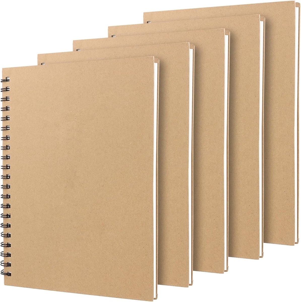A4 Schetsboek met 32 Bladen, Ringband, Dikke 100 g/m² Papier, Ideaal voor Tekeningen en Notities