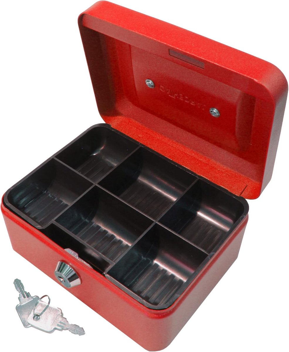 Geldcassette (15,3 cm) roze