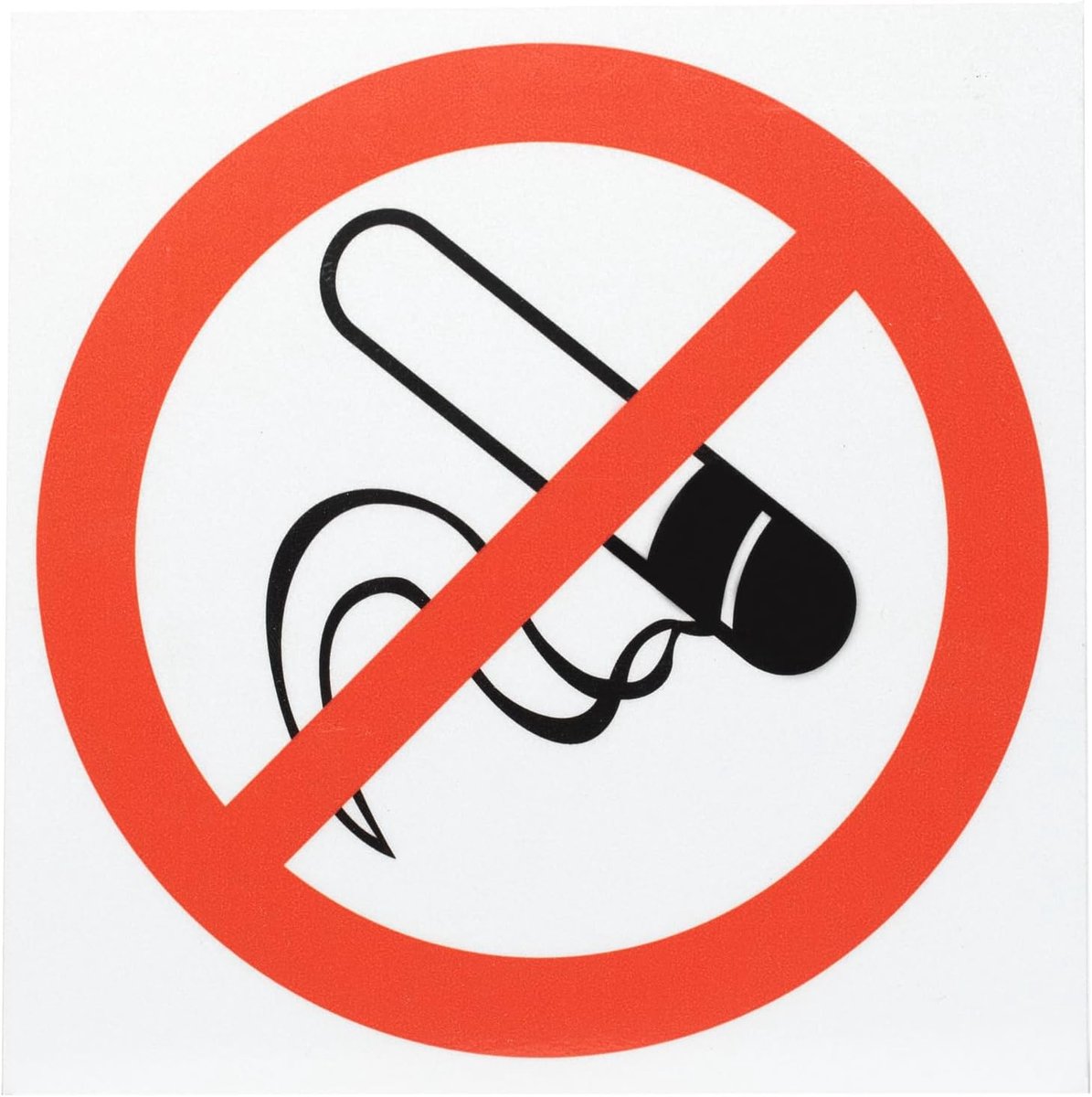 Verboden borden, 15 x 15 cm roken verboden stickers, rookverbod stickers, zelfklevend, niet roken bordje, waarschuwingsborden, verbodstekens niet roken, waarschuwingssignalen voor buiten en