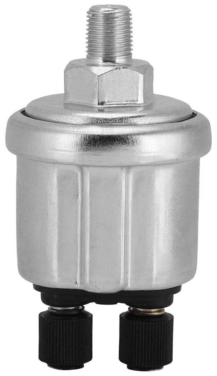Oliedruksensor van Aluminiumlegering 0-10 Bar 1/8 NPT, Bestand Tegen Hoge Temperaturen van -25 Tot 100 Graden, Toepasbaar op Water, Olie en Gas