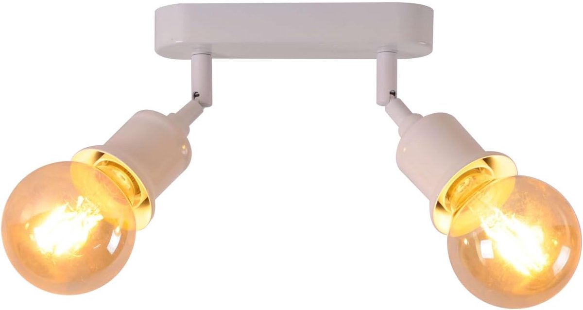 Plafond wandlamp, retro design barspot, 2 richtbare & draaibare spots, Modern plafondlamp, E27 fittingen, 60W max, （lampen niet inbegrepen）