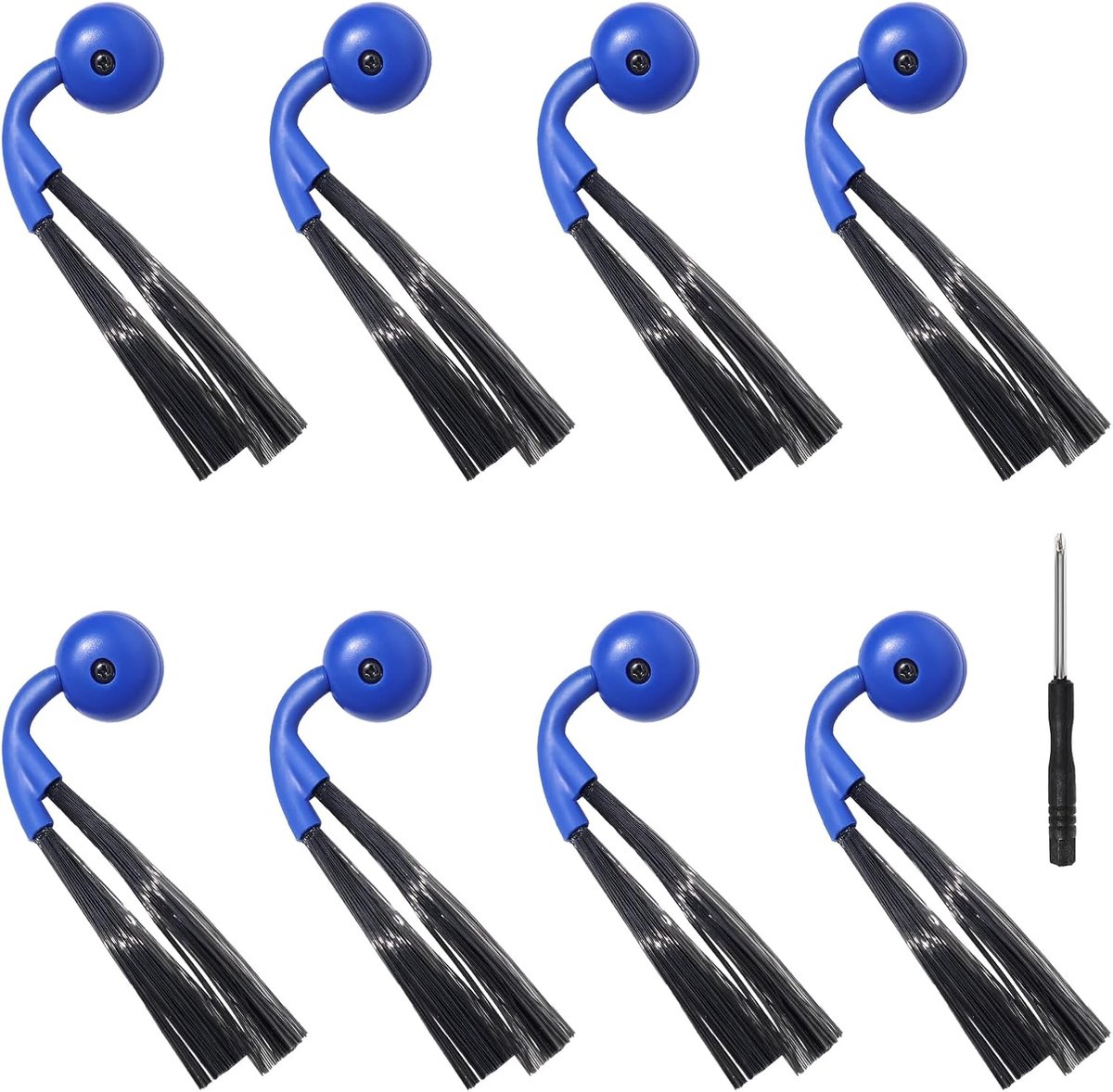 SnelShoppen - Side Brush Accessoires voor Ecovacs Deebot X9 Pro Omni/X11 Pro Omni/X11 Pro/X11 Omni Cyclone/T80S Omni Stofzuiger - Vervangborstels - Ny