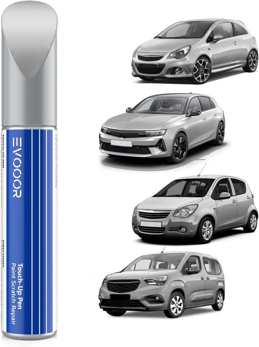 Autolak pen - Starsilber III Metallic - Kleurcorrectie - Verberg krassen eenvoudig - ShopVlot
